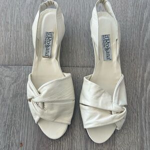 d’ Rossana by Charma Women's Elegant Cream Sandals